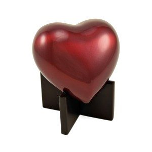 2902H – Arielle Heart Urn – Ruby