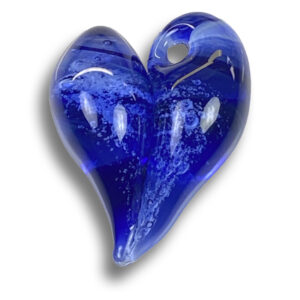 Forever-in-Glass Pendant – Blue is My Heart