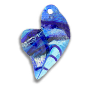 Forever-in-Glass Pendant – Blue is My Heart