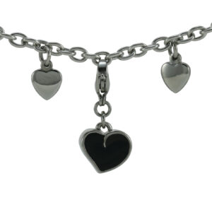 J4802 – Heart Bracelet with Heart Charm