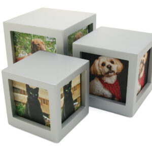 CMPC16-45 – MDF Photo Cube – Silver – Extra small