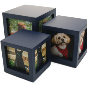 CMPC17-25 – MDF Photo Cube – Navy- Petite