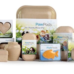 PP102 – Paw Pods – Heart Urn – Large