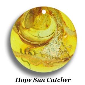 Forever-in-Glass-Sun Catcher – Hope -SC