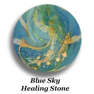 Forever-in-Glass-Healing Stone – Blue Sky
