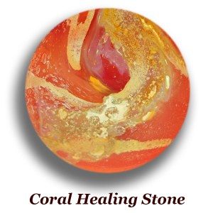 Forever-in-Glass-Healing Stone – Coral