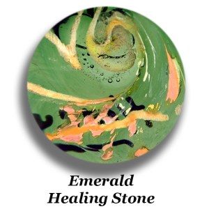 Forever-in-Glass-Healing Stone – Emerald