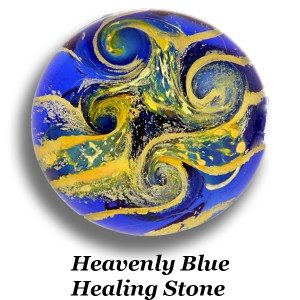 Forever-in-Glass-Healing Stone – Heavenly Blue