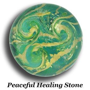 Forever-in-Glass-Healing Stone – Peaceful