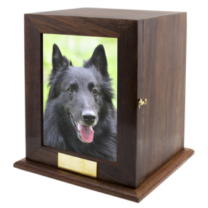 SWH-005L – Elegant Photo Wood Urn