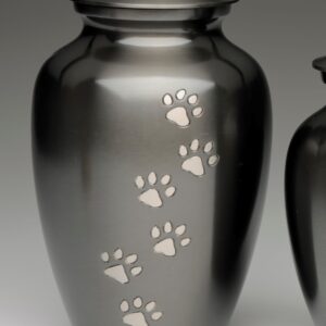 B-1651-L – Paws to Heaven – Large Slate, Rustic Brown, Pewter