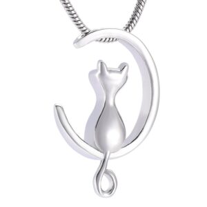 J-410-GOLD TONE-CAT-IN-MOON