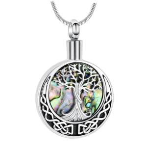 J-106 Tree Of Life with Abalone – Pendant with Chain