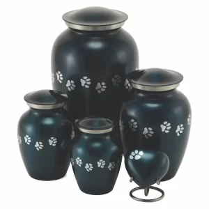 2908H Classic Paw – Blue – Heart Keepsake