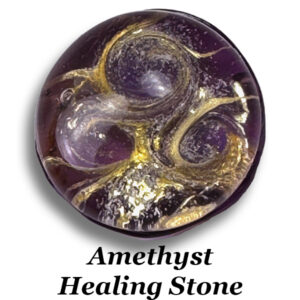 Forever-in-Glass  Healing Stone  Amethyst