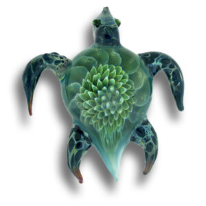 Forever-in-Glass  Paperweight  Sea Turtle