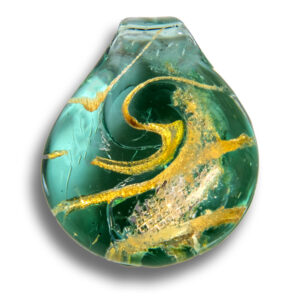 Forever-in-Glass Pendant  Sea Glass
