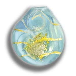 Forever-in-Glass Pendant  Aqua-Marine