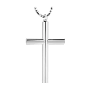 J – 015 – Modern Cross Necklace – Large