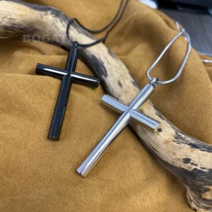 J – 015 – Modern Cross Necklace – Large